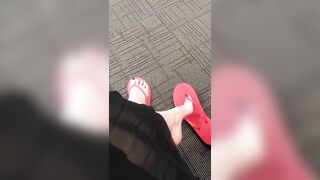 Feet: You catch me waiting in the lobby, what do you do? #3