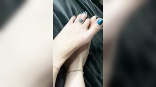 Feet: Do you enjoy the blue as much as I do? ♥️♥️ #1