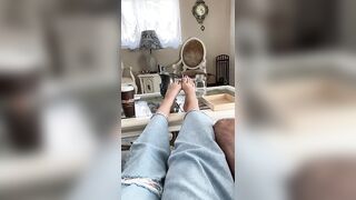 Feet: Do you like my wiggly toes? ♥️♥️ #4