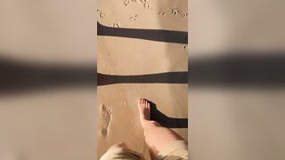 Feet: On the beach with a friend #4