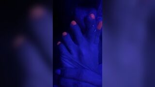 Feet: A little fun in the dark♥️♥️✴️ #4