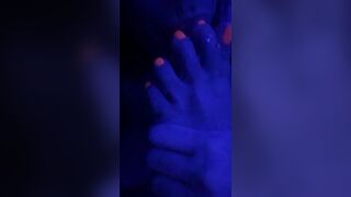 Feet: A little fun in the dark♥️♥️✴️ #2