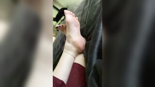 Feet: Who wants to cum worship #4