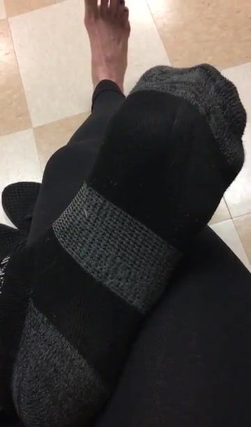 Socks on or off?