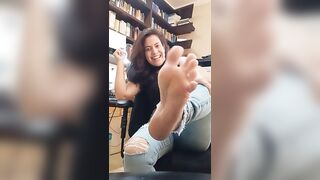 Feet: Playing in the office #3