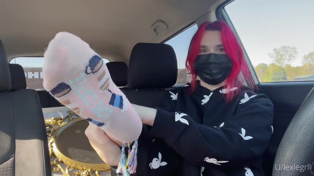 Shopping feet, you know they are sweaty! Who’s sniffing?