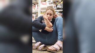Feet: What would you do if you found me worshiping my feet in the aisle? #4