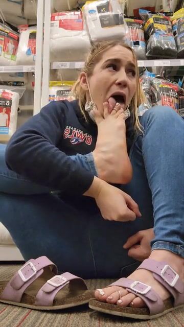 What would you do if you found me worshiping my feet in the aisle?