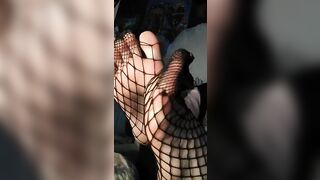 Feet: Rip my fishnets off and make me a bitch #3