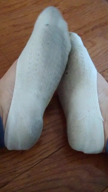 You decide, dirty white socks on or off?