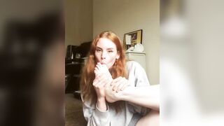 Feet: just a lil ginger girl who loves a good toe sucking #2