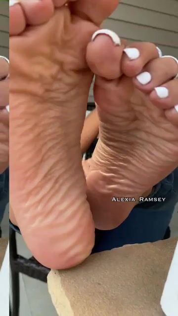 My White toes with soft soles!